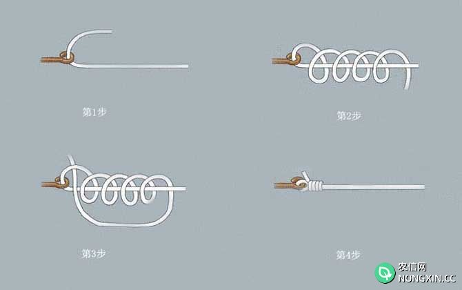 管付钩绑法图解