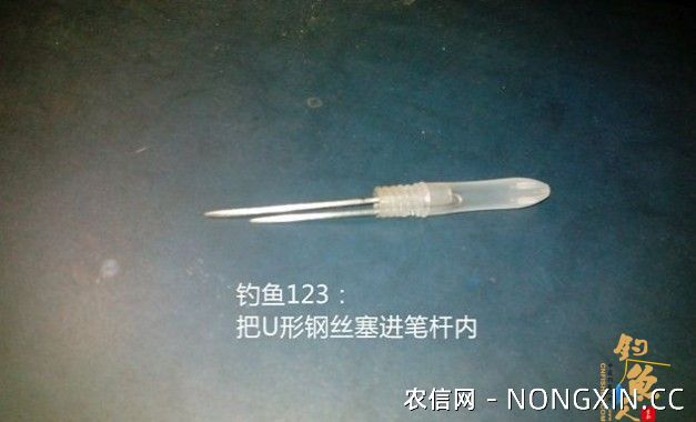 DIY渔具最简单鱼线打结器的自制方法