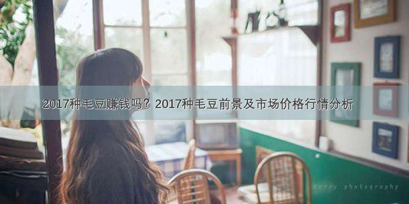 2017种毛豆赚钱吗？2017种毛豆前景及市场价格行情分析