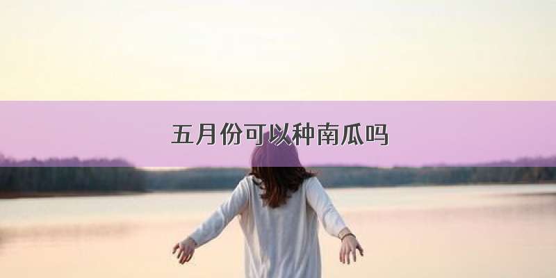 五月份可以种南瓜吗